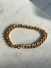 Load image into Gallery viewer, Midcentury 1/20 12k Gold Fill Curb Link Bracelet 7.15”
