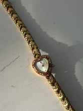 Load image into Gallery viewer, Vintage Gold Plated Heart Wrist Watch
