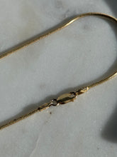 Load image into Gallery viewer, Gold Vermeil Snake Chain 18”
