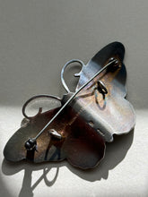 Load image into Gallery viewer, Norway Sterling Enamel Butterfly Brooch
