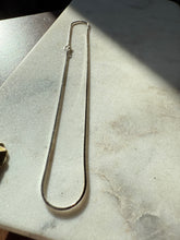 Load image into Gallery viewer, Italian Vintage Sterling Silver Snake Chain 16”
