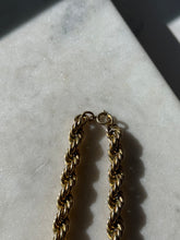 Load image into Gallery viewer, Vintage 12k Gold Fill Chunky Rope Chain 18”
