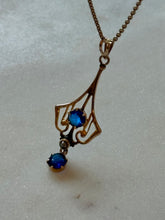 Load image into Gallery viewer, Vintage 10k Gold Lavalier Pendant
