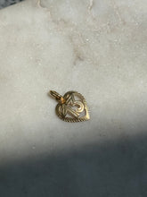 Load image into Gallery viewer, Vintage 18k Gold ‘13’ Heart Charm
