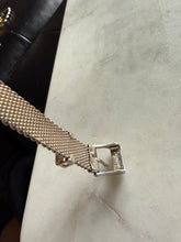 Load image into Gallery viewer, Mesh Buckle Sterling Silver Bracelet 6”-7”
