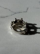 Load image into Gallery viewer, Solid Sterling Silver Turtle Ring Size 6.75

