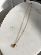 Load image into Gallery viewer, Gold Vermeil Star Necklace 18”
