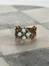 Load image into Gallery viewer, Vintage Solid 14k Gold Opal Ring
