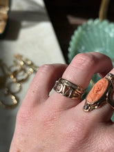 Load image into Gallery viewer, Vintage Solid 10k Gold LOVE Spellout Ring Size 5.25
