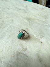 Load image into Gallery viewer, Turquoise Sterling Silver Ring Size 4.75
