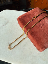 Load image into Gallery viewer, Italian Gold Vermeil Rope Chain 16”
