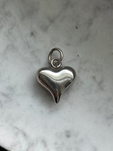 Load image into Gallery viewer, Vintage Sterling Silver Heart Pendant
