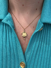 Load image into Gallery viewer, Vintage 18k Gold Cuckoo Clock Pendant
