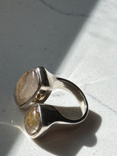 Load image into Gallery viewer, Rutilated Quartz Sterling Silver Ring Size 6.5

