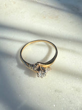 Load image into Gallery viewer, Diamond 14k Yellow Gold Ring Size 7.75

