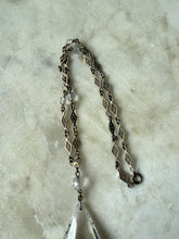 Load image into Gallery viewer, Antique Sterling Crystal Necklace
