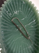 Load image into Gallery viewer, Sterling Half Cuban Half Tennis Bracelet
