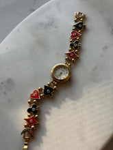 Load image into Gallery viewer, Vintage Lucky Enamel Wrist Watch
