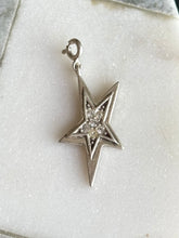 Load image into Gallery viewer, Star Spring Ring Charm Sterling Silver
