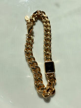 Load image into Gallery viewer, Cuban Link Bracelet w/ Glass Stone 7”
