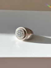 Load image into Gallery viewer, Chunky Quartz Sterling Silver Ring Size 6.5
