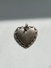 Load image into Gallery viewer, Vintage Sterling Silver Heart Charm

