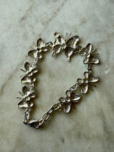 Load image into Gallery viewer, Butterfly Sterling Silver Bracelet 6.5”
