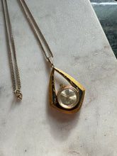 Load image into Gallery viewer, Vintage Gold Plated Long Watch Necklace 25”
