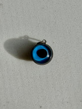 Load image into Gallery viewer, Evil Eye Glass Sterling Charm
