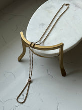 Load image into Gallery viewer, Antique Gold Fill &amp; 10k Gold Slider Watch Rope Chain w/ Dog Clip
