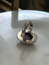 Load image into Gallery viewer, Black Onyx Sterling Silver Ring Size 7.25
