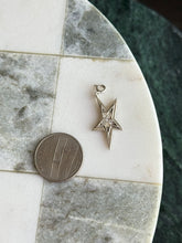 Load image into Gallery viewer, Star Spring Ring Charm Sterling Silver
