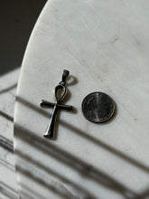 Load image into Gallery viewer, Sterling Silver Ankh Pendant
