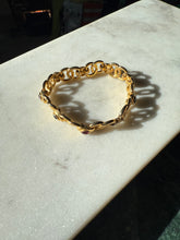 Load image into Gallery viewer, Vintage Gold Plated Costume Bracelet 7.5”
