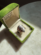 Load image into Gallery viewer, Dangle Heart Sterling Silver Ring Size 7.25
