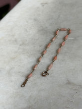 Load image into Gallery viewer, Dainty Coral 1/20 14k Gold Fill Bracelet 7.25”
