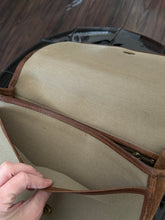 Load image into Gallery viewer, Vintage Coach Twill &amp; Leather Crossbody Purse
