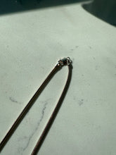 Load image into Gallery viewer, Moonstone Sterling Silver Snake Chain 16”
