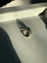 Load image into Gallery viewer, Faux Jade Sterling Silver Ring Size 8.75
