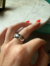 Load image into Gallery viewer, Two-Tone Sterling Ring Size 7.5
