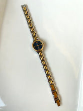 Load image into Gallery viewer, Two-Toned Navy Face Vintage Watch
