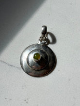 Load image into Gallery viewer, Green Gummy Sterling Silver Pendant
