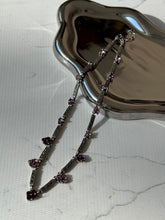Load image into Gallery viewer, Floral Sterling Silver Necklace 16”-18”
