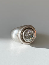 Load image into Gallery viewer, Chunky Quartz Sterling Silver Ring Size 6.5
