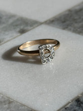 Load image into Gallery viewer, ‘D’ Diamond Initial 14k Gold Ring
