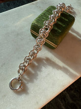 Load image into Gallery viewer, Sailor Bolt Clasp Sterling Silver Chunky Bracelet 7”
