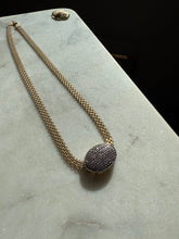 Load image into Gallery viewer, Italian Gold Vermeil Two-Tone Sterling Necklace 17”
