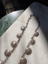 Load image into Gallery viewer, Sterling Silver 1864-1913 Peruvian Coin Necklace 17”

