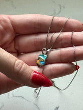 Load image into Gallery viewer, Vintage Laguna Beach California Enamel Sterling Silver Necklace 17.5”
