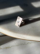 Load image into Gallery viewer, Vintage MJG Sterling Silver Ring Size 6.5
